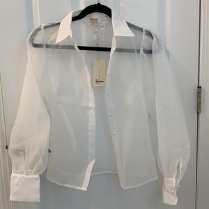 Sheer blouse